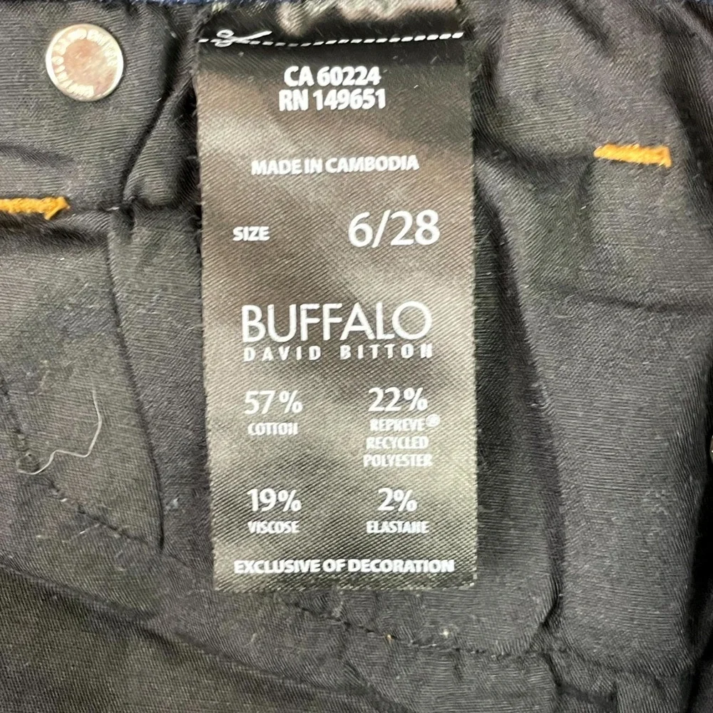 Buffalo David Bitton Mollie Skinny Jeans Women's 6/28 Blue Stretch Streetwear